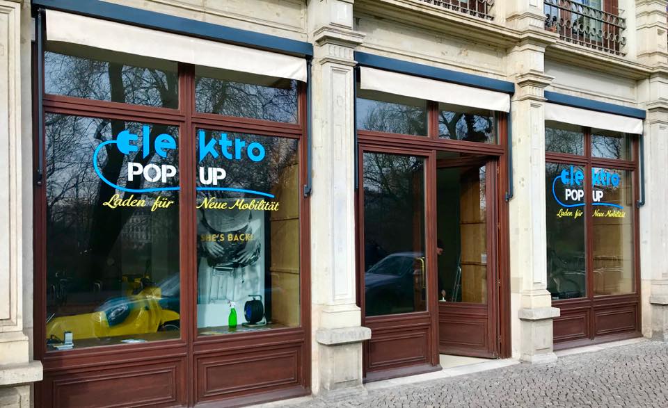 Popup Laden Elektromobilität Leipzig