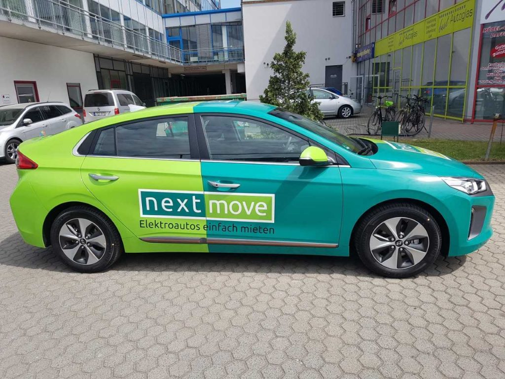 nextmove vermietet den Hyundai IONIQ Elektro Das Elektroauto Hyundai IONIQ gilt als Tesla-Killer