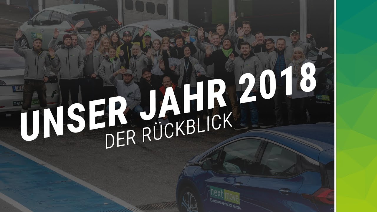 nextmove - Elektroautos einfach mieten Jahresrückblick 2018