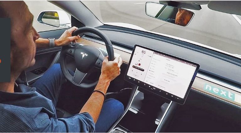 Thomas Geiger testet unser Tesla Model 3 für die Autozeitung