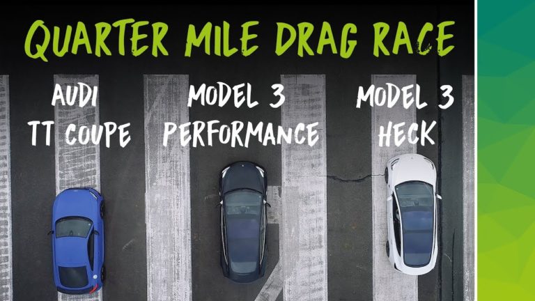 netmove Tesal Model 3 Quarter Mile
