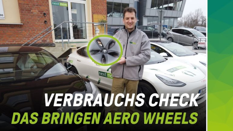 nextmove Tesla Model 3 Aero Wheels Verbrauchsfahrt - Video Stefan Moeller