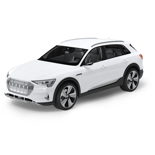 Audi e-tron Y front view 3D Modell white