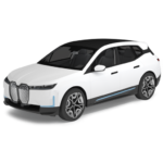 BMW iX front view 3D Modell white