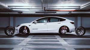 Getuntes Tesla Model 3 aus der nextmove-Flotte - Gesamtansicht