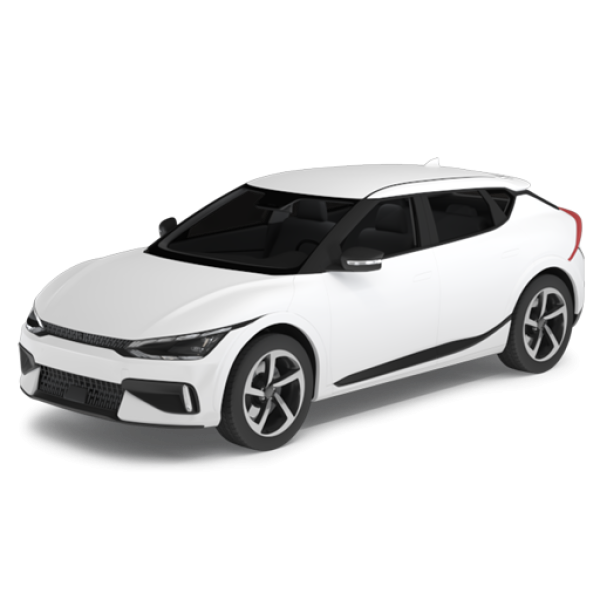 Kia EV6 front view 3D Modell white
