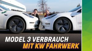 nextmove KW Gewindefahrwerk erhöht Reichweite des Tesla Model 3