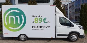 nextmove Maxus eDeliver 9 Koffer Seitenansicht